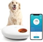 Geeni Smart Pet Feeder for Wet or Dry Food, 5-Meal Automatic Dog and Cat Feeder with Ice Packs, Programmable Timer, Battery Backup, Alexa and Google Home Compatible, White - Image 2
