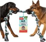 Giant Dog Rope Toys for Extra Large Dogs - 42 Inch, 6 Knot Tough Rope Chew Toys for Large Dogs - Benefits Non-Profit Animal Rescue - Indestructible Dog Toy for Aggressive Chewers - Image 2