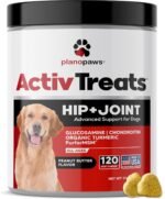 Glucosamine for Dogs Hip and Joint Supplement - Safe Joint Support for Dogs - Dog Joint Supplement with Glucosamine Chondroitin MSM Turmeric - 120 Joint Care Chews for Dogs ActivTreats - Image 2