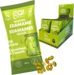 GoBeanz Crunchy Roasted Edamame, Tasty Dill Pickle High Protein Healthy Snack, For Adults & Kids, 20 Single Serve Packs, Low calorie, Low Sugar Plant Based, Salty Snacks - Image 2