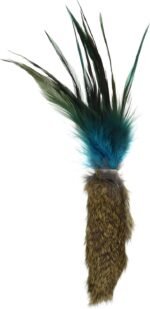 GoCat Da Fur Thing Cat Toy, Rabbit Fur and Feather Toy Stuffed with Catnip - Image 2