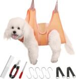 Guzekier Pet Dog Grooming Hammock Harness for Cats & Dogs, Dog Sling for Grooming, Dog Hammock Restraint Bag with Nail Clippers/Trimmer, Nail File, Pet Comb,Ear/Eye Care - Image 2