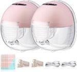 Hands Free Breast Pump, Wearable Electric Breast Pump, for Breastfeeding with 24mm Double-Sealed Flange, 3 Modes & 12 Levels,Smart Display, Low Noise (2PACK) - Image 2