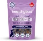 Healthybud Hip & Joint Soft Chews for Dogs – Grain-Free Functional Dog Treats with Glucosamine, Chondroitin & Green Lipped Mussel – Daily Mobility Support – Made in Canada – 130 g (4.6 oz) - Image 2