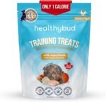 Healthybud Mini Chicken Dog Training Treats – Soft Low Calorie Trainer Bites (1 kcal Each) – 500+ Tiny Rewards for Puppies & Small Dogs – with Lion’s Mane & Reishi – Made in Canada – 6.5 oz - Image 2