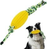 Hianjoo Interactive Dog Chew Toy, Indestructible Tough Durable Dog Teething Toys Corn Chew Stick, Tug of War Dogs Toy for Puppy Small Medium Dogs - Image 2