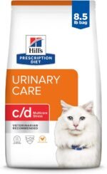 Hill's Prescription Diet c/d Multicare Stress Urinary Care with Chicken Dry Cat Food, Veterinary Diet, 8.5 lb. Bag (Packaging May Vary) - Image 2