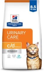 Hill's Prescription Diet c/d Multicare Urinary Care with Ocean Fish Dry Cat Food, Veterinary Diet, 8.5 lb. Bag (Packaging May Vary) - Image 2
