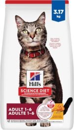 Hill's Science Diet Adult Chicken Recipe Dry Cat Food 3.17 kg Bag - Image 2