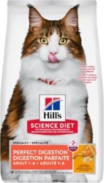 Hill's Science Diet Adult Perfect Digestion Chicken, Barley, & Whole Oats Recipe Dry Cat Food 2.72 kg Bag - Image 2