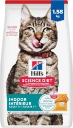 Hill's Science Diet Senior 7+ Indoor Chicken Recipe Dry Cat Food 1.58 kg Bag - Image 2
