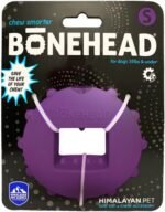 Himalayan Dog Chew Bonehead, Small Dog Chew Holder, Secures Yak Chews and Bully Sticks, Durable Nylon Dog Treat Holder, Safe Chew Toy for Puppies and Small Dogs, Safe Chewing Accessory, 1 Dog Toy - Image 2