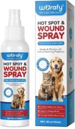 Hot Spot Treatment for Dogs, Natural Plant Extract Formula Gentle Wound Spray, Relieve Dry Skin, Scratching, Rashes, Redness, Swelling and Bites. Gentle Pet Hot Spot Spray for Dog & cat 4 Fl Oz - Image 2