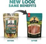 Hulk Pet 6-inch Bully Sticks for Dogs (Pack of 10) 225g Natural Scent & Long Lasting Dog Dental Chew Made of Beef Pizzle Sourced from Grass-Fed Cattle with No Artificial Flavor or Preservative - Image 2