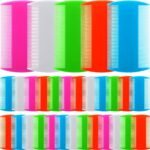 Hushee 50 Pcs Flea Comb Bulk for Cats Dogs Lice Comb with Double Side Tooth Pet Flea and Tick Comb for Small Cats Dogs Kitten Indoor, 5 Colors - Image 2