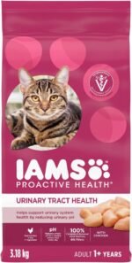 IAMS Proactive Health Urinary Tract Health Adult Dry Cat Food – with Chicken – 3.18KG (7LB) Bag - Image 2