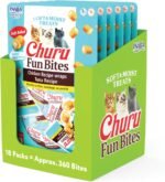 INABA Churu Fun Bites for Cats, Soft & Chewy Cat Treats with Taurine, 11g Each Tetra, 18 Tetras (3 per Bag), Tuna Recipe - Image 2