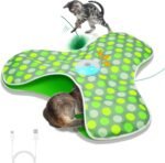 Interactive Cat Toy, Automatic Pet Cat Toy, Retractable Cat Toy, Motion Activated, Moving Pen, Tweet, USB Charging - Image 2