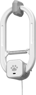 Interactive Cat Toy, Flapping Bird & Rotating Feather Teaser for Indoor Cats, Hanging Doorway Cat Toys with Fishing Pole for Exercise, Boredom Relief & Fun Games (Gray) - Image 2