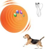 Interactive Dog Toys, 4 Play Modes, Motion Activated Automatic Rolling Ball Dog Toy for Indoor & Outdoor Fun, Durable TPU Shell, Rechargeable Moving Ball for Small & Medium Dogs - Image 2