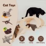 Interactive Flappy Bird Cat Toy, Interactive Cat Toys with Simulated Squeaky Birds, Chirping Flapping Bird Cat Toys, Realistic Squeaker Tweet (Coucou) - Image 2