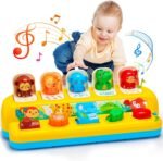 Interactive Pop up Animal Toys with Music & Light, Montessori Cause and Effect Toys for 1 Year Old Boy Girl Early Learning Musical Baby Toys 12 Months STEM Toddler Toys Age 1-2 Gift for Infant - Image 2
