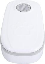 Joyzan Timed Pet Feeder, Automatic Dog Cat Dry Food Dispenser Rotating Buckle Keep Freshness Small Battery Powered Semi Moist Slow Feed Portion Control Puppy Auto Wet Meals Storage Container Indoor - Image 2