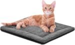 K&H PET Products Self-Warming Cat Bed Pad, Self-Heating Thermal Cat and Dog Bed Mat, Pet Warming Pad for Cats, Cat Warmer Mat for Feral and Indoor Cats, Gray/Black 21 X 17 Inches - Image 2