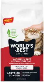 Kent Pet Group 62100615: World's Best Cat Litter Multiple Cat Unscented Cat Litter, 15 Lbs - Image 2