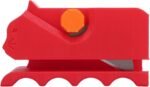 Kitten Scratcher Cardboard Cutter Portable Tool for DIY Cat Scratching Board ABS Material (Red) - Image 2