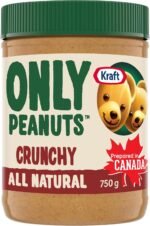 Kraft Only Peanuts All Natural Crunchy Peanut Butter, 750 g Jar - Image 2