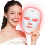 LED LIGHT TECHNOLOGY THERAPY MASK MEDICAL DEVICE, LED Face Mask, 7 Color Light Therapy Mask Rechargeable, Facial Care Reusable Replenish Collagen Anti-Aging Anti-wrinkle Remove Scars Skin Toning - Image 2