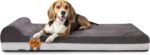 Laifug Orthopedic Memory Foam Extra Large Dog Bed with Pillow and Durable Water Proof Liner & Removable Washable Cover & Smart Design (Large (40"x25"x6"), Grey) - Image 2