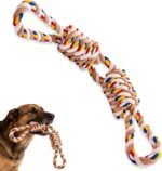 Large Dog Rope Toys, Aggressive Chew Rope Toys, Tooth Cleaning Chew Tug Toys for Medium Large Dogs - Image 2