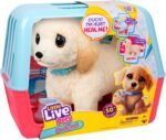 Little Live Pets Ouchies - Cooper The Retriever Puppy|Transform from Injured to Healed Like a Vet. Make a Real Cast. Walking Puppy with Carrier (35cm/13.8in Tall). Repeat Play. 50+ Sounds & Reactions - Image 2