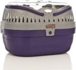 Living World 60887 Pet Carrier, Purple/Grey, Small - Image 2