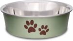 Loving Pets Metallic Bella Bowl, Small, Artichoke - Image 2