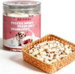 Low Fat Grain Free Cranberry Dog Treats, Yogurt Bites with Real Cranberry Pieces for Dogs & Cats, Crunchy Training Reward, 3.5oz (100g) - Image 2