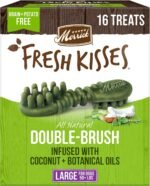 Merrick Fresh Kisses Coconut Oil + Botanicals Large Brush Dental Dog Treat - Value Box (16 ct) - Image 2