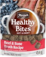 Merrick Healthy Bites Dog Treats, Beef and Bone Broth Recipe - 16 oz (454 g) Pouch (1 Pack) - Image 2
