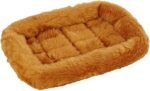 Midwest Homes for Pets Bolster Dog Bed 35cm x 24cm x 7cm Dog Bed or Cat Bed with Comfortable Bolster, Ideal for Toy Dog Breeds, Cinnamon, Model 40218-CN - Image 2