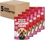 Milk-Bone Brushing Chews Dental Dog Treats, Chicken Flavour Dental Chew, Helps Clean Teeth and Reduce Bad Breath, For Small Dogs, 18 treats (Pack of 5) - Image 2