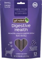 N-Bone 700415 Get Naked Grain Free 1 Pouch 6.2 oz Digestive Health Dental Chew Sticks, Small - Image 2