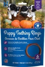 N-Bone Puppy Teething Ring Pumpkin Flavor 7.2 Oz/(6 Pack) - Image 2