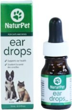 NaturPet Ear Drops for Dogs & Cats | Use for Cleaning, Prior to Swimming, Stinky, Smelly Ears, Itchy Ears | All Natural Herbal Drops 10mL - Image 2