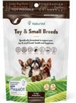 NaturVet Small Breeds Supplement- for Joint Support, Digestion, Skin, Coat Care- Dog Multivitamins with Minerals, Omega-3, PlaqueOff- Wheat-Free Vitamins for Dogs- Toy and Small Breeds- 60 Soft Chews - Image 2