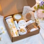 Natural Spa Gift Set for Her, Self Care Package for Women with Citrus and Vanilla, Spa Gift Basket, Wellness Spa Box, Bath and Body Products - Because she's worth it! Because you're worth it! - Image 2
