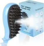 Nepfaivy Cat Steam Brush for Cats - Cat Comb with Steam for Shedding Long Haired Cats, Steamy Cat Grooming Brush for Removing Loose Hair, Blue - Image 2