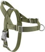 No Pull Dog Harness with Handle, Adjustable Mesh Padded Reflective Walking Harness with Front Clip for Small Medium Large Dogs – Quick Fit No Escape for Training and Hiking (Ranger Green, M) - Image 2