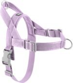 No Pull Dog Harness with Handle, Adjustable Soft Mesh Padded Reflective Walking Harness with Front Clip for Small Medium Large Dogs – Quick Fit No Escape for Training and Hiking (Purple, L) - Image 2